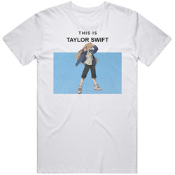 This Is Taylor Power Chainsaw Man Parody Retro Graphic Unisex Cotton White Classic T Shirt