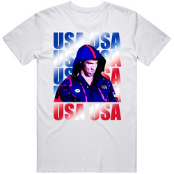Michael Phelps American Usa 2016 Olympic Swimming Fan Stink Face Retro Graphic Unisex Cotton White Classic T Shirt