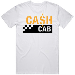 Cash Cab Canadian Game Show Retro Graphic Unisex Cotton White Classic T Shirt