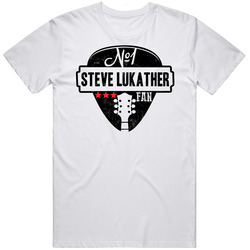 Number One Steve Lukather Legendary Guitarist Bass Guitar Player Fan Retro Graphic Unisex Cotton White Classic T Shirt