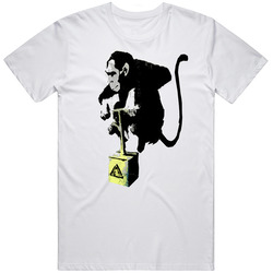 Lex Luthor Monkey Tee Retro Graphic Unisex Cotton White Classic T Shirt