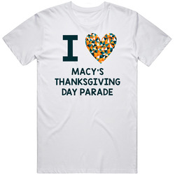 I Love Macy's Thanksgiving Day Parade Favorite Tv Show Retro Graphic Unisex Cotton White Classic T Shirt