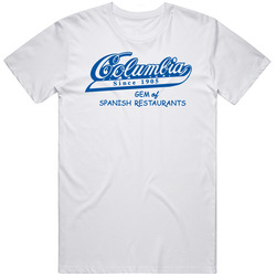 Columbia Restaurant Florida's Most Historic Restaurant Retro Graphic Unisex Cotton White Classic T Shirt