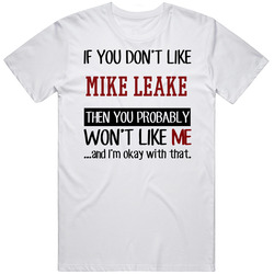 If You Don't Like Mike Leake Then You Won't Like Me St Louis Baseball Fan Retro Graphic Unisex Cotton White Classic T Shirt