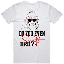 Do You Even Swift Bro? Putih Retro Graphic Unisex Cotton White Classic T Shirt