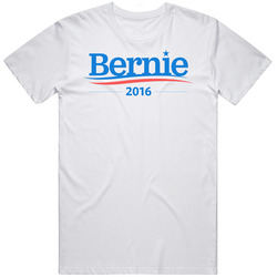 White Bernie Sanders 2016 Retro Graphic Unisex Cotton White Classic T Shirt