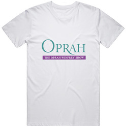 Oprah Winfrey Talk Show Logo Cool Retro Graphic Unisex Cotton White Classic T Shirt