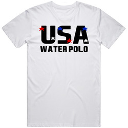 Water Polo Usa Hobbies Sports And Activities Retro Graphic Unisex Cotton White Classic T Shirt