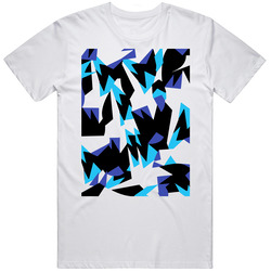 Aqua 8 Basketball Color Retro Retro Graphic Unisex Cotton White Classic T Shirt
