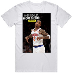 J.r. Smith Cavaliers When In Doubt Shoot The Ball Basketball Fan Ball Is Life Retro Graphic Unisex Cotton White Classic T Shirt