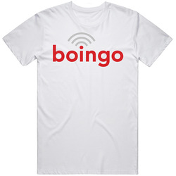 Boingo Wireless Nasdaq Company Logo Employee Fan Retro Graphic Unisex Cotton White Classic T Shirt