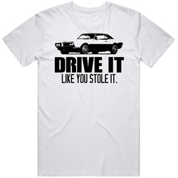 Drive It 1968 Pontiac Firebird Car Retro Graphic Unisex Cotton White Classic T Shirt