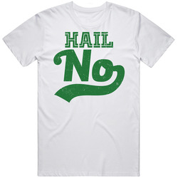 Hail No Msu College Football Distressed Retro Graphic Unisex Cotton White Classic T Shirt
