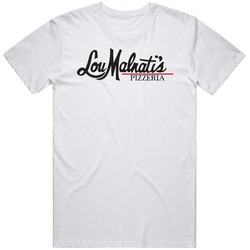 Lou Malnatis Pizzeria Chicago Restaurant Retro Graphic Unisex Cotton White Classic T Shirt