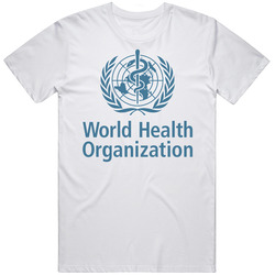 World Health Organization Logo Retro Graphic Unisex Cotton White Classic T Shirt