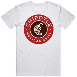 Chipotle Mexican Grill Logo Retro Graphic Unisex Cotton White Classic T Shirt
