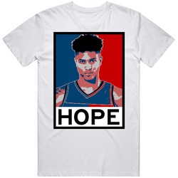 Kelly Oubre Jr Hope Poster Parody Atlanta Basketball Draft 2015 Sports Retro Graphic Unisex Cotton White Classic T Shirt