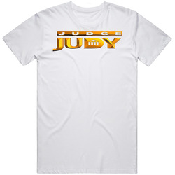 Judge Judy 90s Tv Show Reality Retro Graphic Unisex Cotton White Classic T Shirt