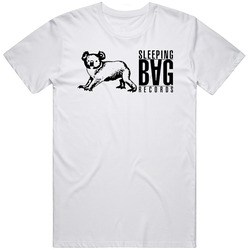 Sleeping Bag Records Hip Hop Record Label Music Lovers Retro Graphic Unisex Cotton White Classic T Shirt