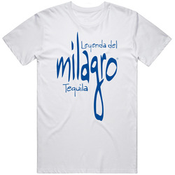 Leynda Del Milagro Tequila Booze Drink Retro Graphic Unisex Cotton White Classic T Shirt
