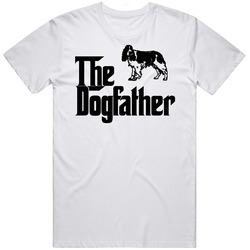English Springer Spaniel Custom Dog Breed The Dogfather Retro Graphic Unisex Cotton White Classic T Shirt