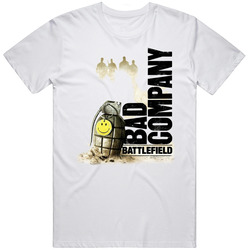 Battlefield Bad Company Standard Adult White T- S To 5xl Retro Graphic Unisex Cotton White Classic T Shirt