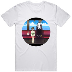 Spirited Away 12wh Retro Graphic Unisex Cotton White Classic T Shirt