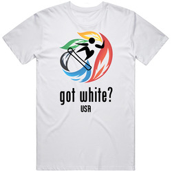 Shaun White Usa Olympic Snowboarding Retro Graphic Unisex Cotton White Classic T Shirt