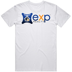 Exp Realty Logo Usa Real Estate Agencies Retro Graphic Unisex Cotton White Classic T Shirt