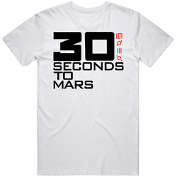 Tee T-Shirt 30 Thirty Seconds To Mars This Is Wars Rock Music Band Size S - 6XL Retro Graphic Unisex Cotton White Classic T Shirt