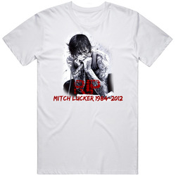 Rip Mtch Lucker White Retro Graphic Unisex Cotton White Classic T Shirt