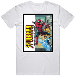 Spiderman And His Amazing Friends Retro Cartoon Retro Graphic Unisex Cotton White Classic T Shirt