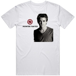 Hunter Hayes Album Cover Retro Graphic Unisex Cotton White Classic T Shirt