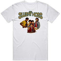 Welcome Back Kotter Sweathogs Tv Retro Graphic Unisex Cotton White Classic T Shirt