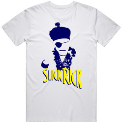 Slick Rick Legend Hip Hop Rap Retro Graphic Unisex Cotton White Classic T Shirt
