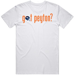 Got Peyton Broncos Denver Peyton Manning Retro Graphic Unisex Cotton White Classic T Shirt