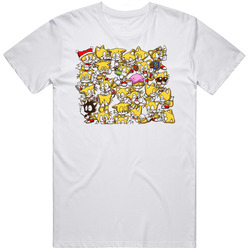 Tails Animated Sonic Tv Show Sega Retro Graphic Unisex Cotton White Classic T Shirt