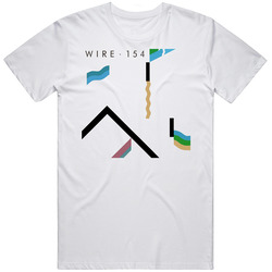 Wire 154 Album 70s Retro Graphic Unisex Cotton White Classic T Shirt