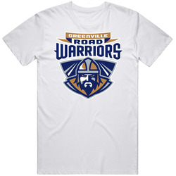 Greenville Road Warriors Hockey Logo Retro Graphic Unisex Cotton White Classic T Shirt