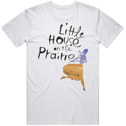 Little House On The Prairie Tv Show Retro Graphic Unisex Cotton White Classic T Shirt