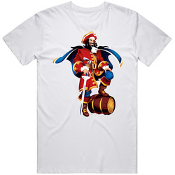 The Captain Morgan Rum Retro Graphic Unisex Cotton White Classic T Shirt
