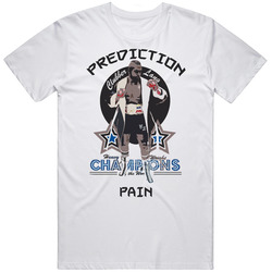 Clubber Lang Prediction Pain Rocky Movie Retro Graphic Unisex Cotton White Classic T Shirt