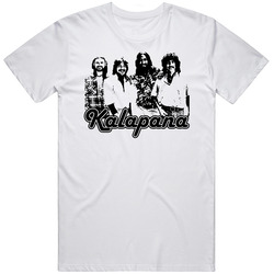 Kalapana Retro Graphic Unisex Cotton White Classic T Shirt