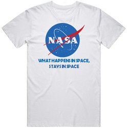 Nasa Space Mission Apollo Funny Retro Graphic Unisex Cotton White Classic T Shirt