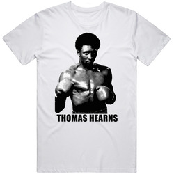 Thomas Hearns Boxing Retro Graphic Unisex Cotton White Classic T Shirt