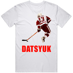 Pavel Datsyuk Hockey Retro Graphic Unisex Cotton White Classic T Shirt