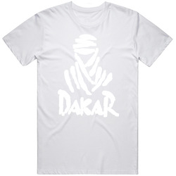 Dakar JOE Retro Graphic Unisex Cotton White Classic T Shirt