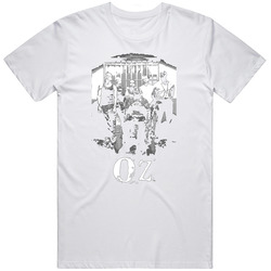 Oz prison drama tv KOTZ.jpg Retro Graphic Unisex Cotton White Classic T Shirt