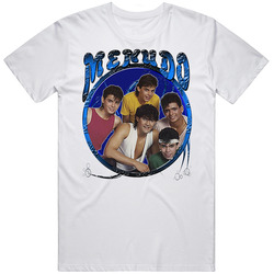 Menudo Retro Ricky Martin Latint Retro Graphic Unisex Cotton White Classic T Shirt