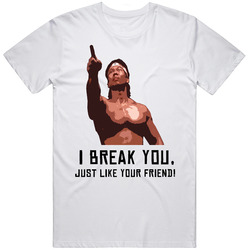 Chong Li Bloodsport 80's Retro Vintage Movie Retro Graphic Unisex Cotton White Classic T Shirt